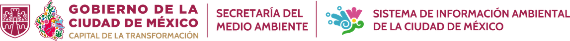 Gobierno de la Ciudad de México · Secretaría del Medio Ambiente · Sistema de Información Ambiental de la Ciudad de México